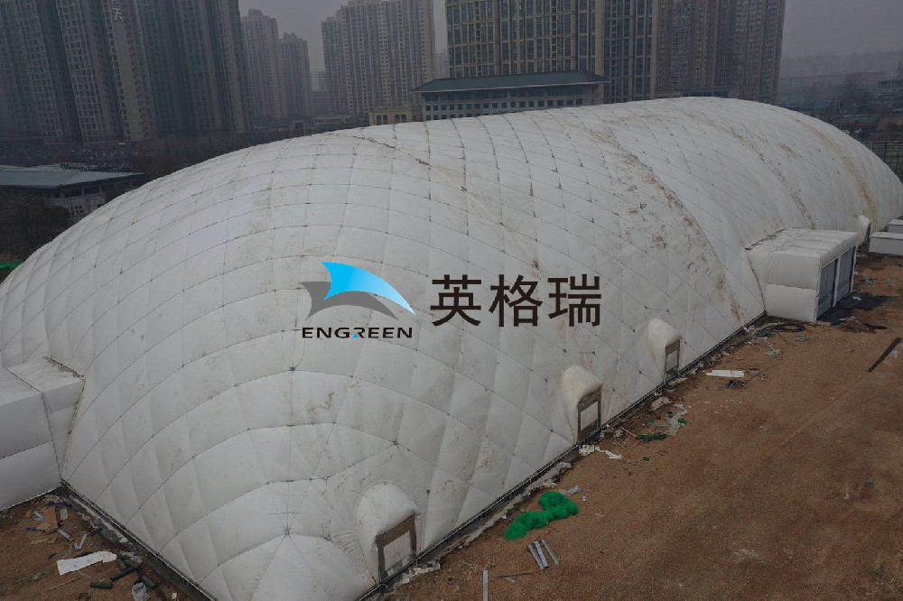 基坑施工總陷困境？氣膜支護方案：抗 12 級風 + 省 50% 成本 + 30 天完工！