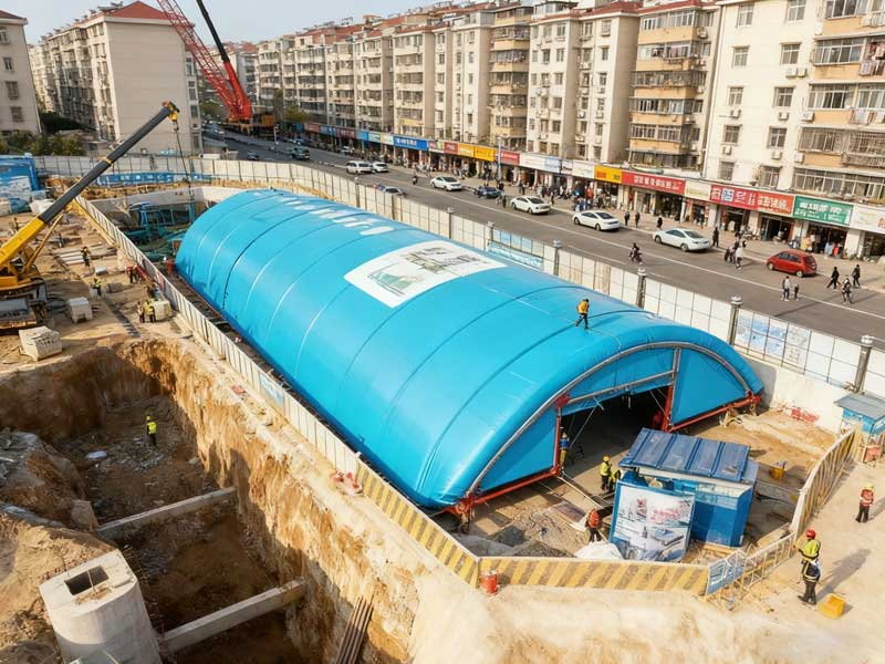 濟南軌道交通7號線項目現(xiàn)場